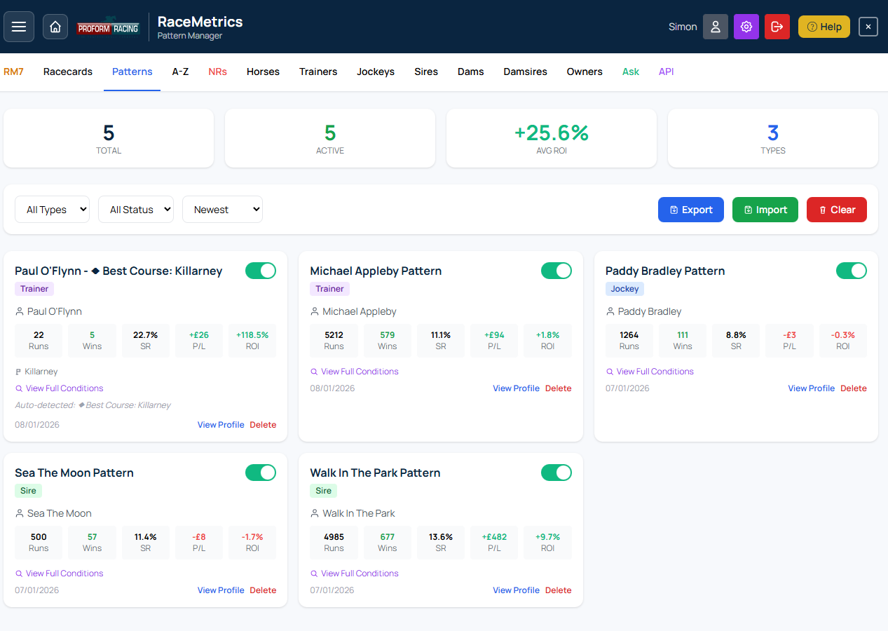 Pattern Manager Example